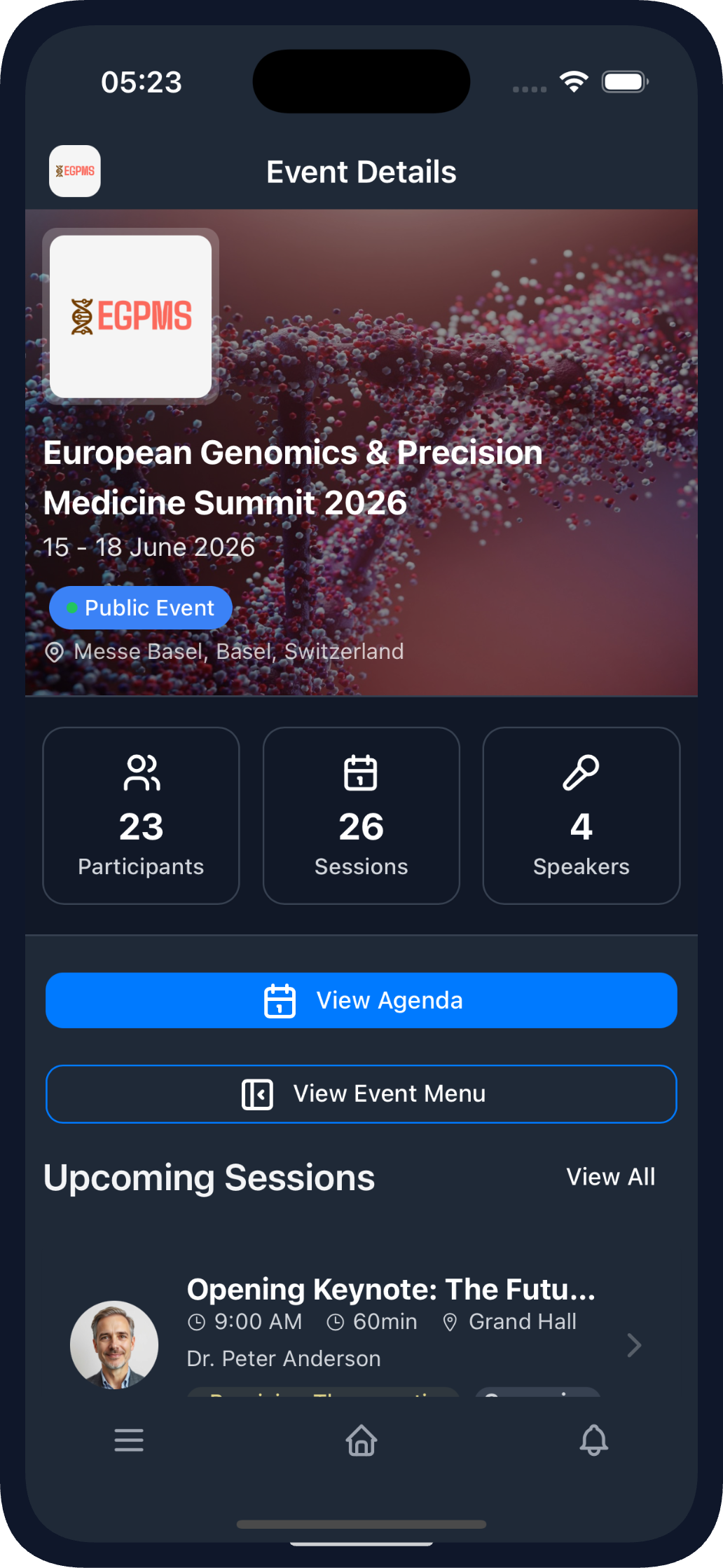 Evendoro app screenshot 2